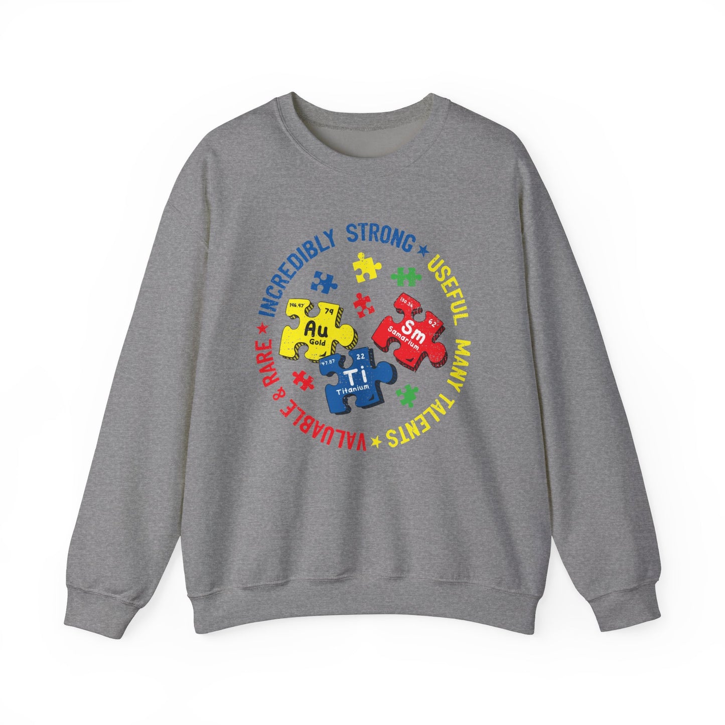 Autism Periodic Table Crewneck