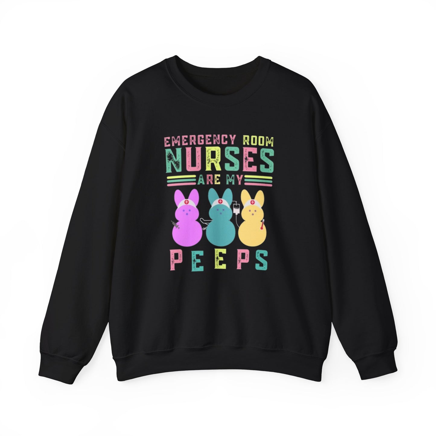 Nurse ER Peeps Crewneck Sweatshirt