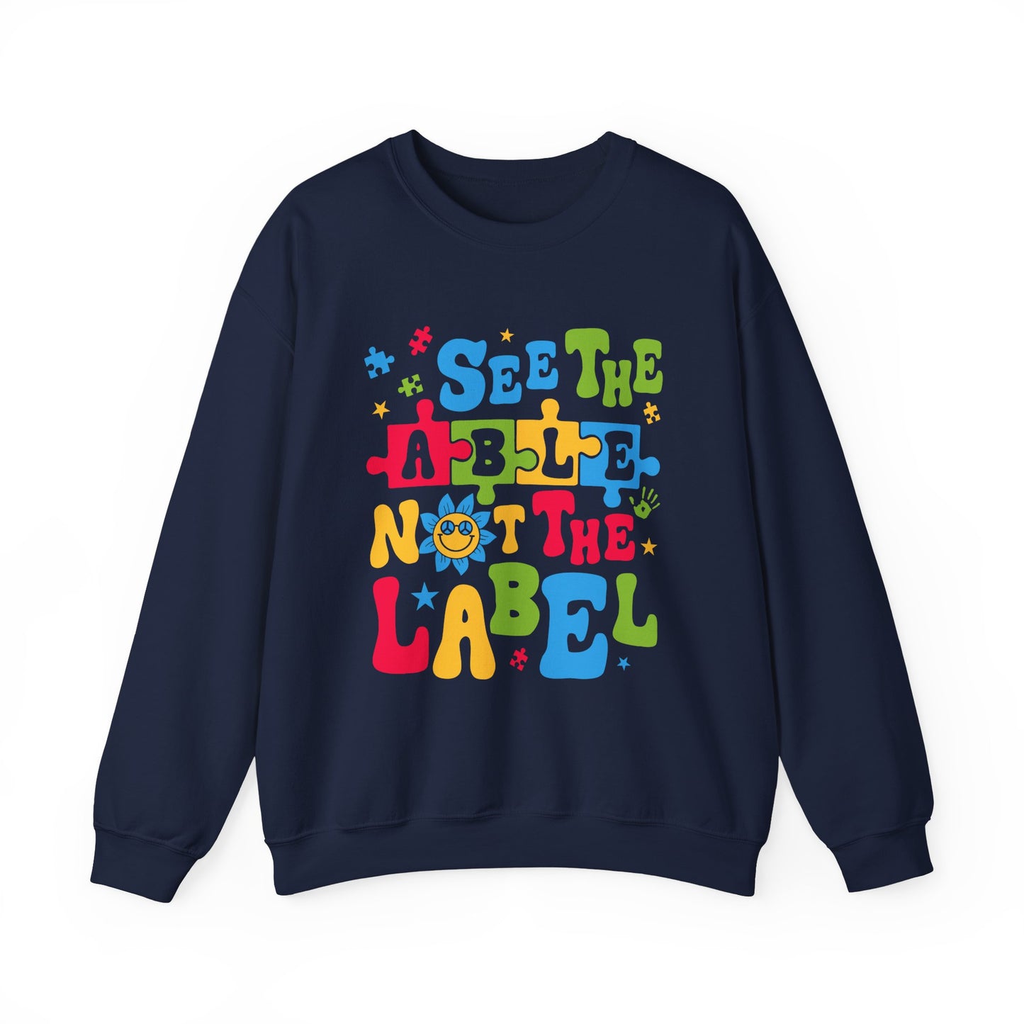 Autism (able not label) Crewneck