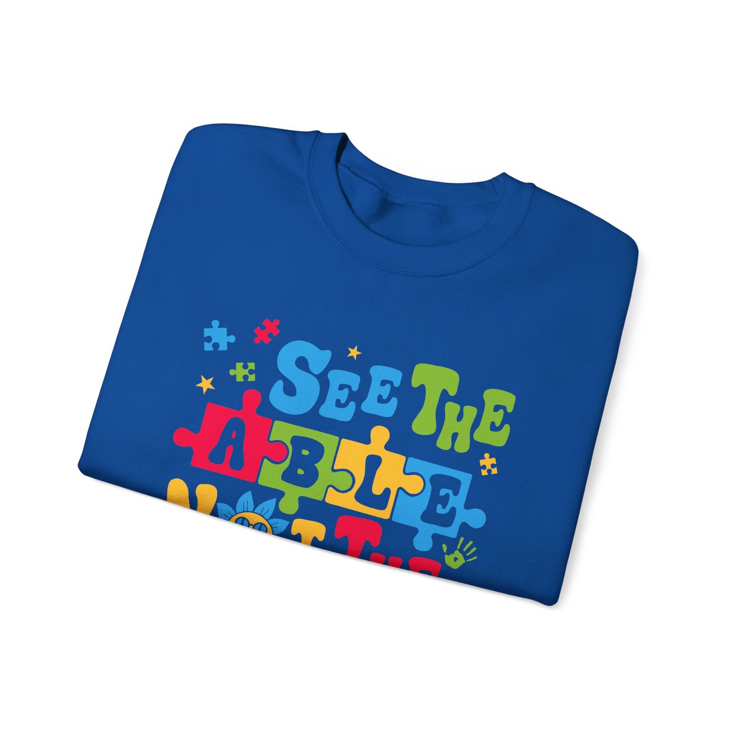 Autism (able not label) Crewneck
