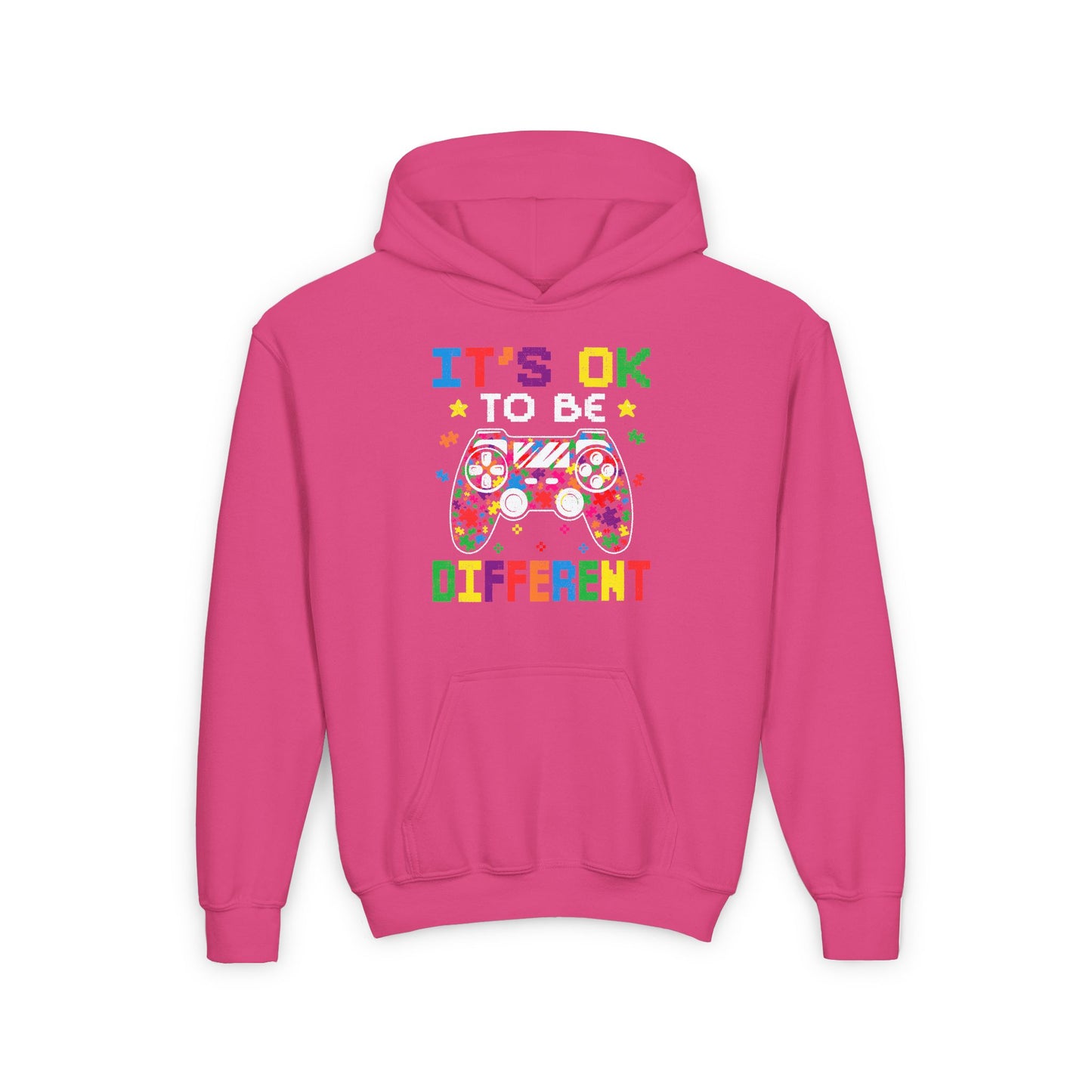 Autism (youth) Gamer Hooded Sweatshirt