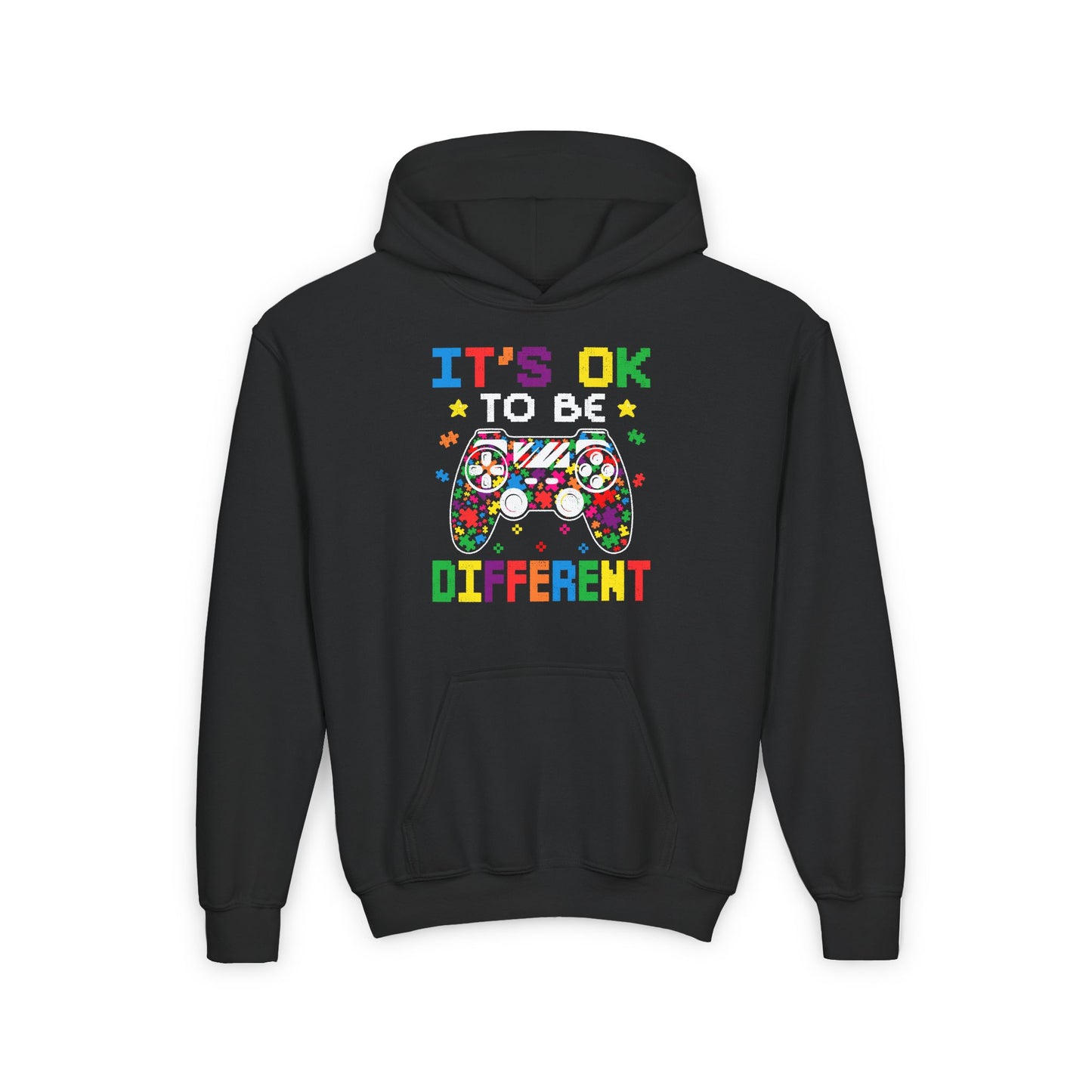 Autism (youth) Gamer Hooded Sweatshirt