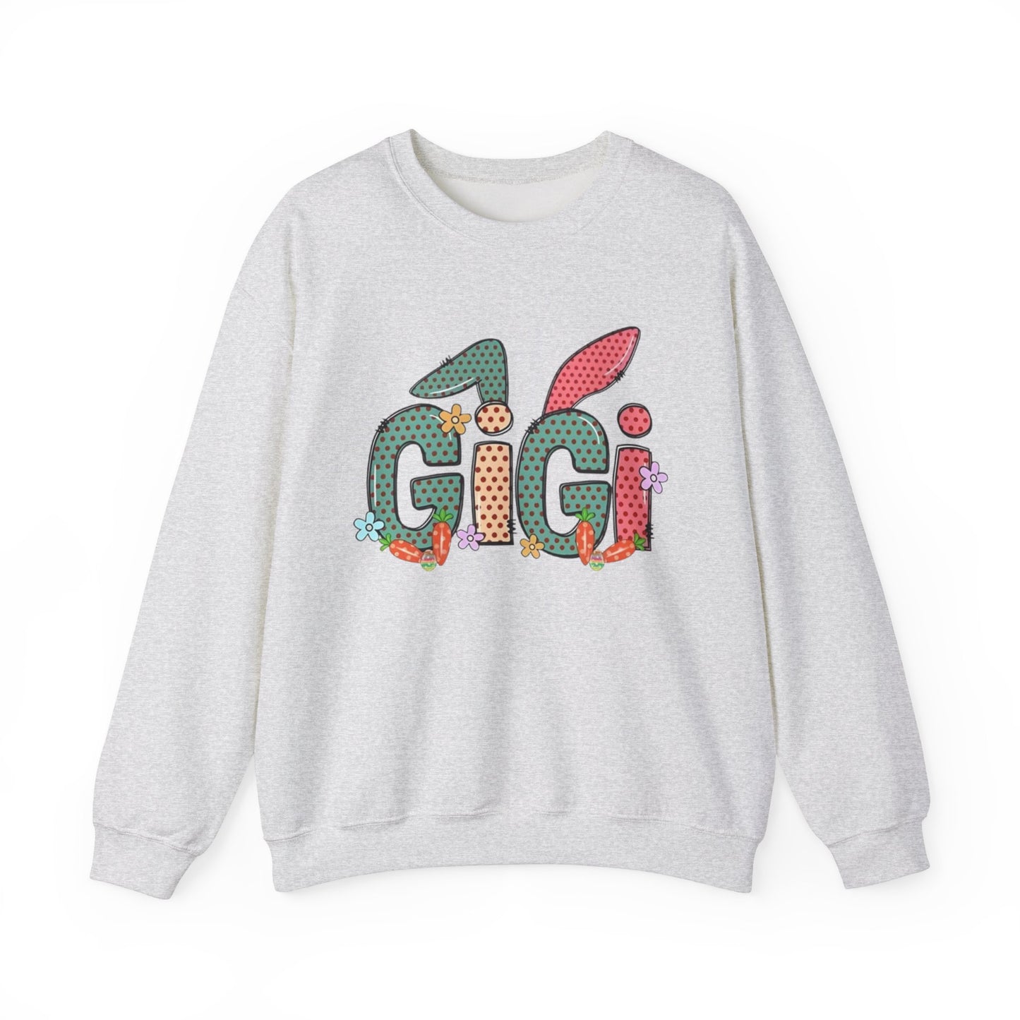 GiGi Easter (Flowers & Carrots) Crewneck Sweatshirt
