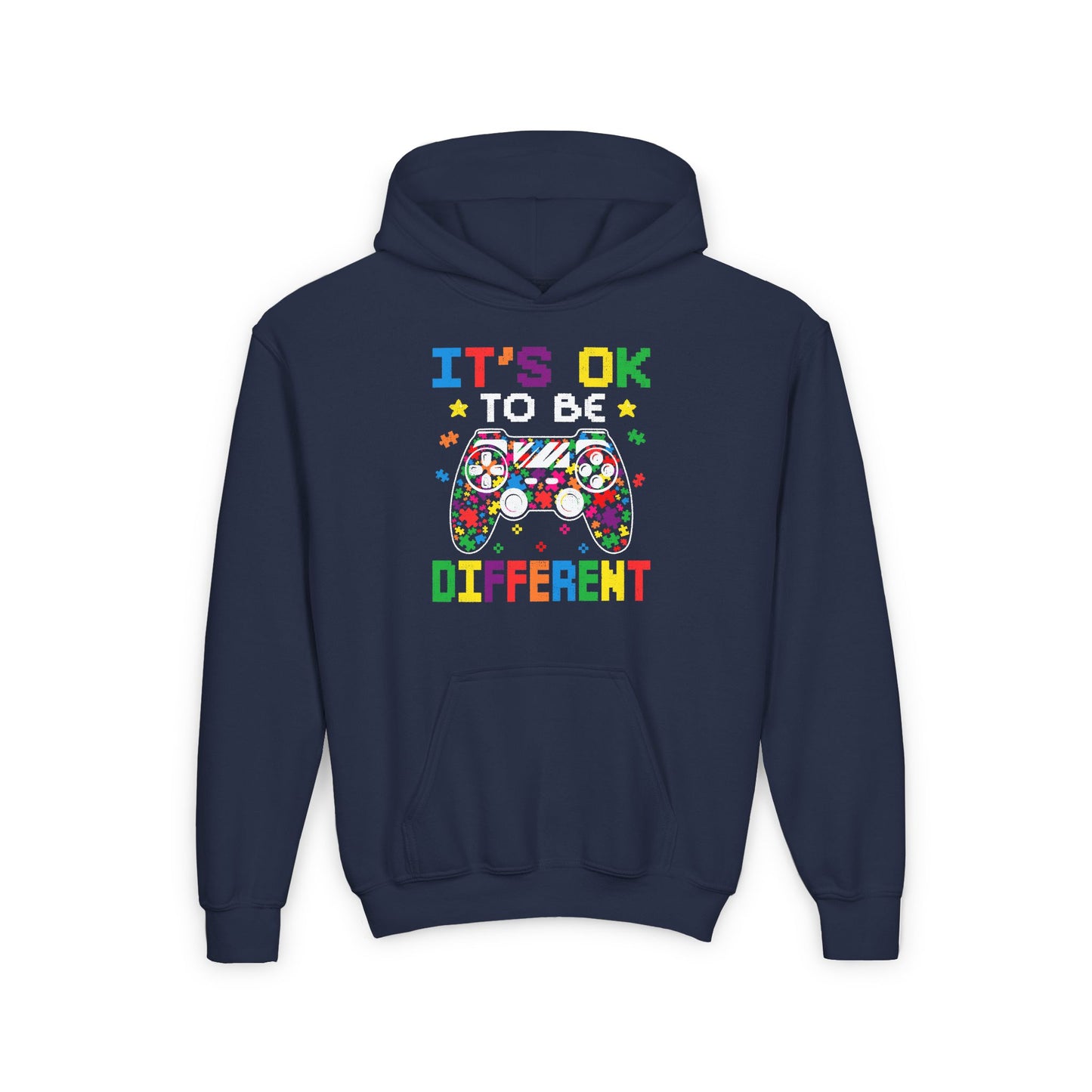 Autism (youth) Gamer Hooded Sweatshirt