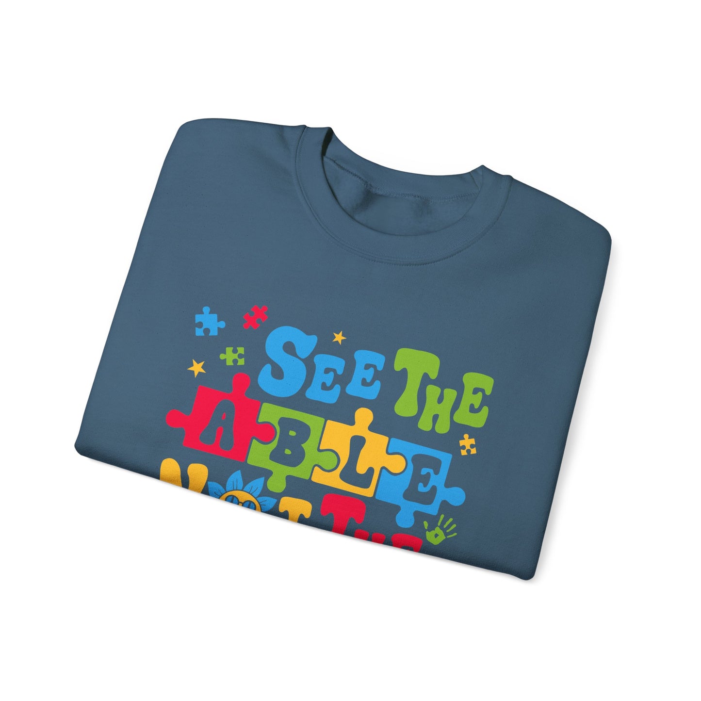 Autism (able not label) Crewneck
