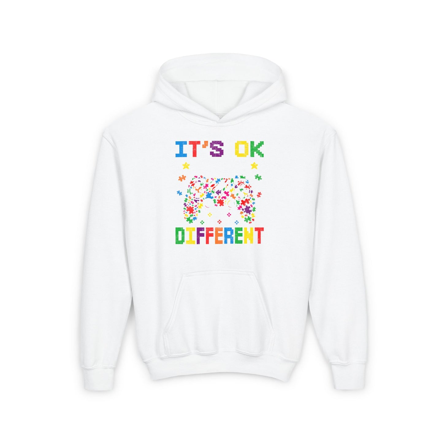 Autism (youth) Gamer Hooded Sweatshirt
