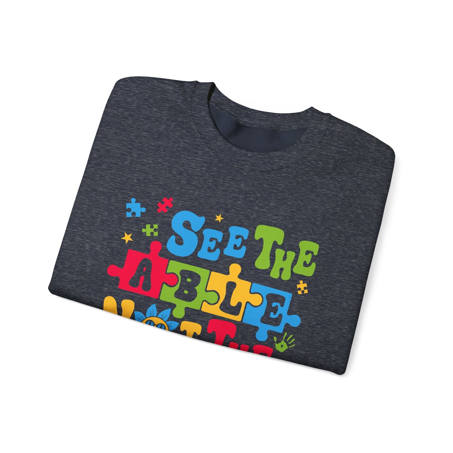 Autism (able not label) Crewneck