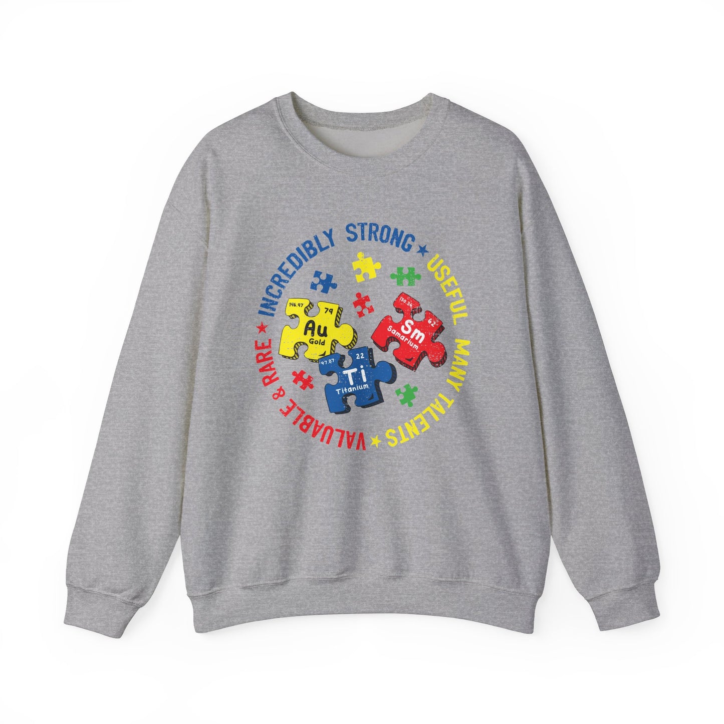 Autism Periodic Table Crewneck
