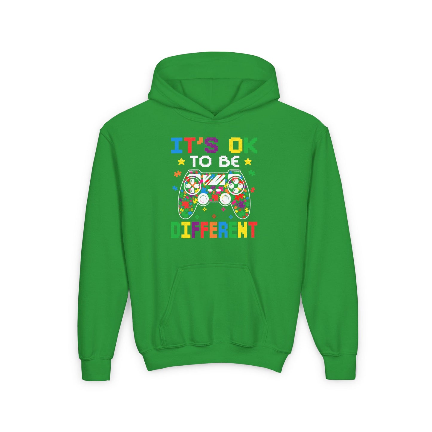 Autism (youth) Gamer Hooded Sweatshirt
