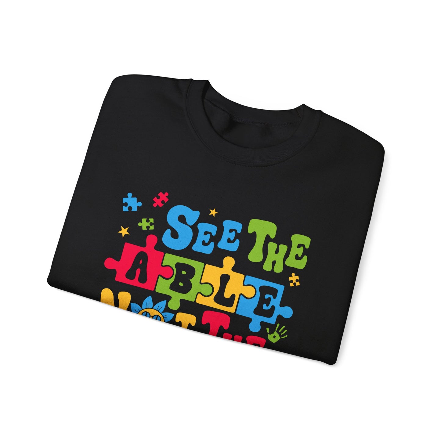 Autism (able not label) Crewneck