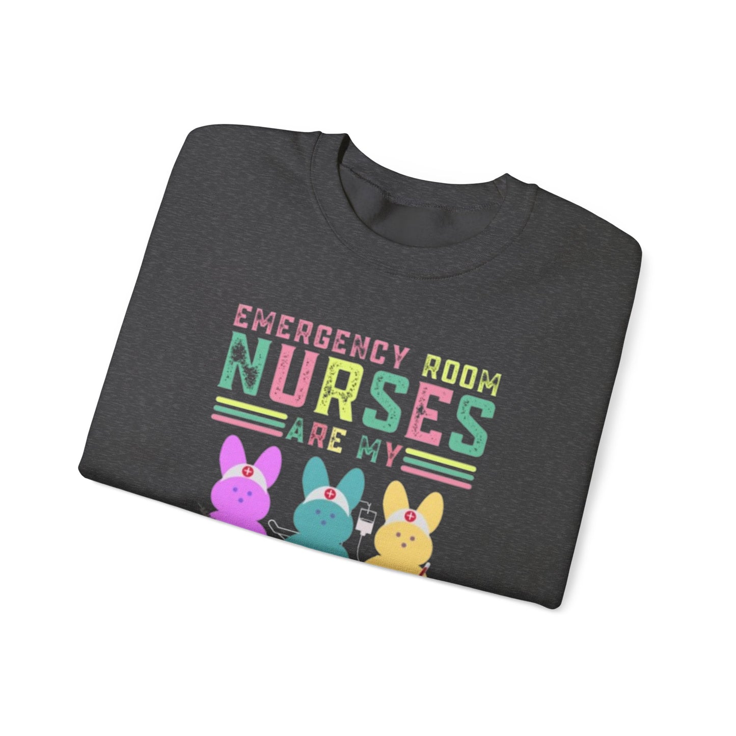 Nurse ER Peeps Crewneck Sweatshirt