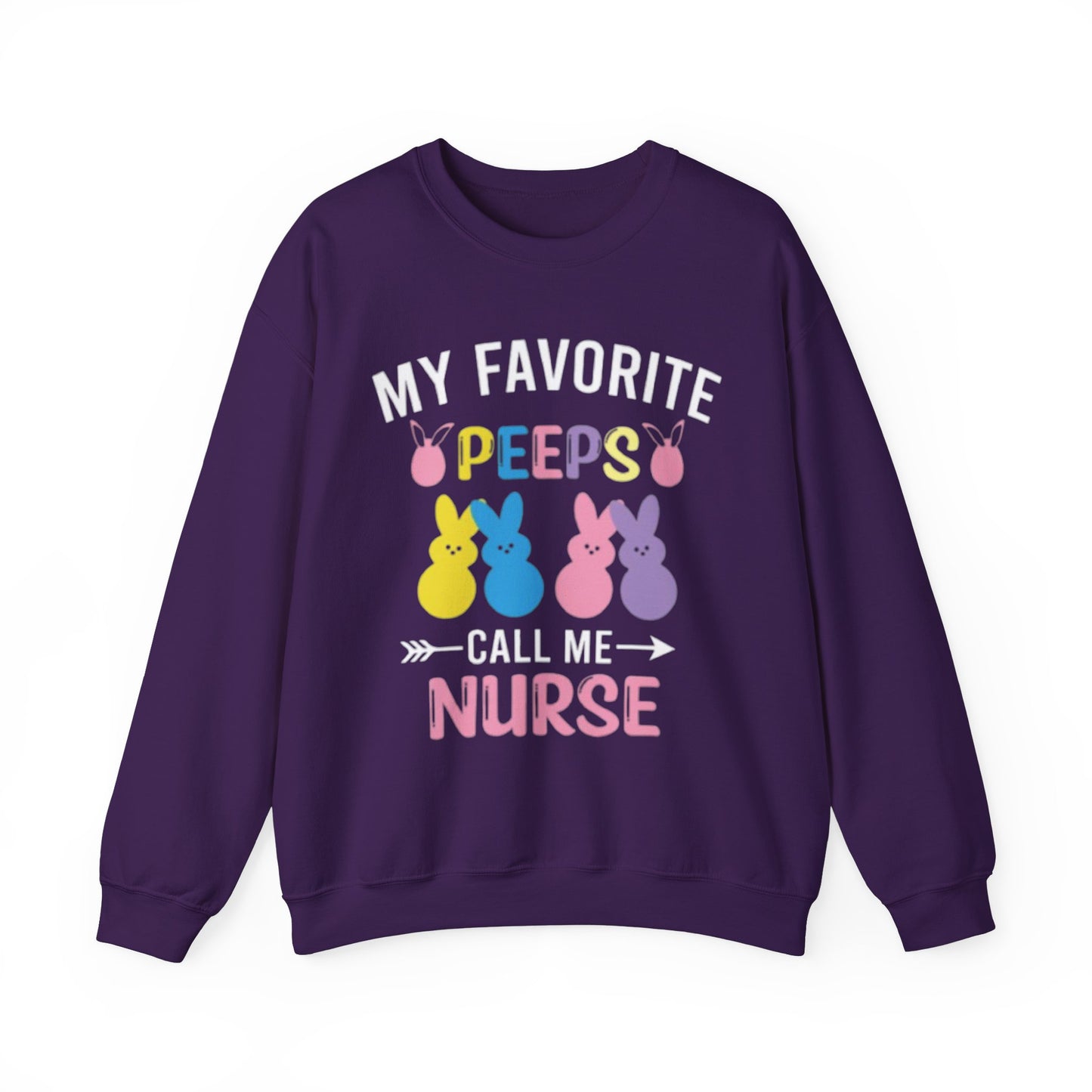 Nurse Peeps Crewneck Sweatshirt