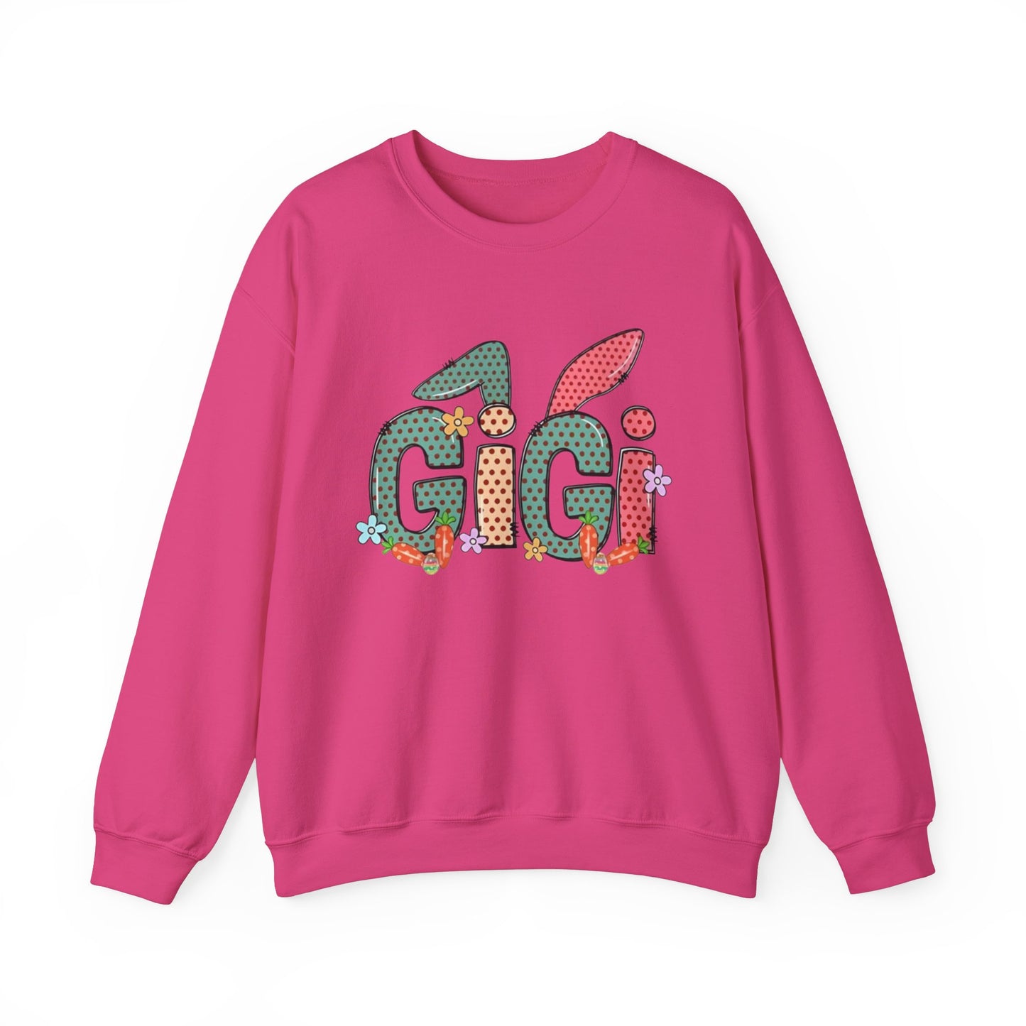 GiGi Easter (Flowers & Carrots) Crewneck Sweatshirt