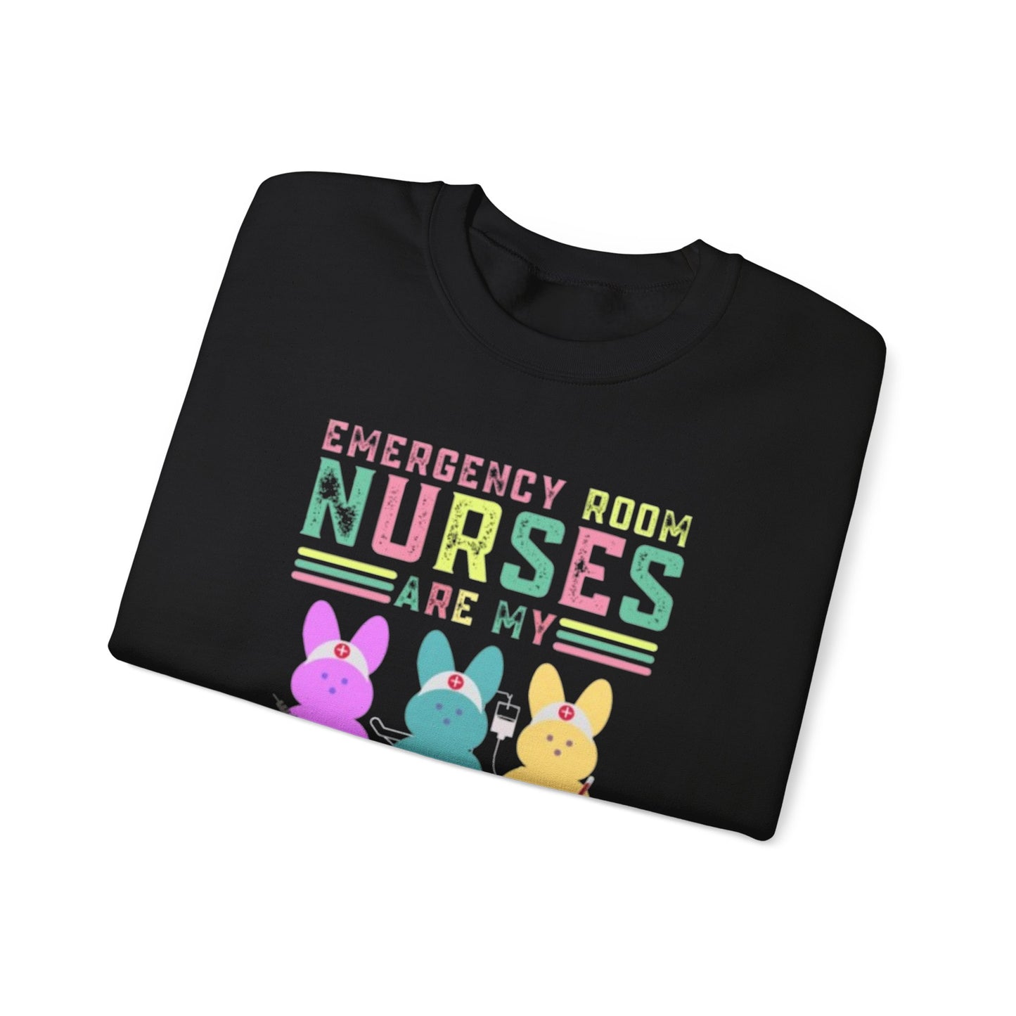 Nurse ER Peeps Crewneck Sweatshirt