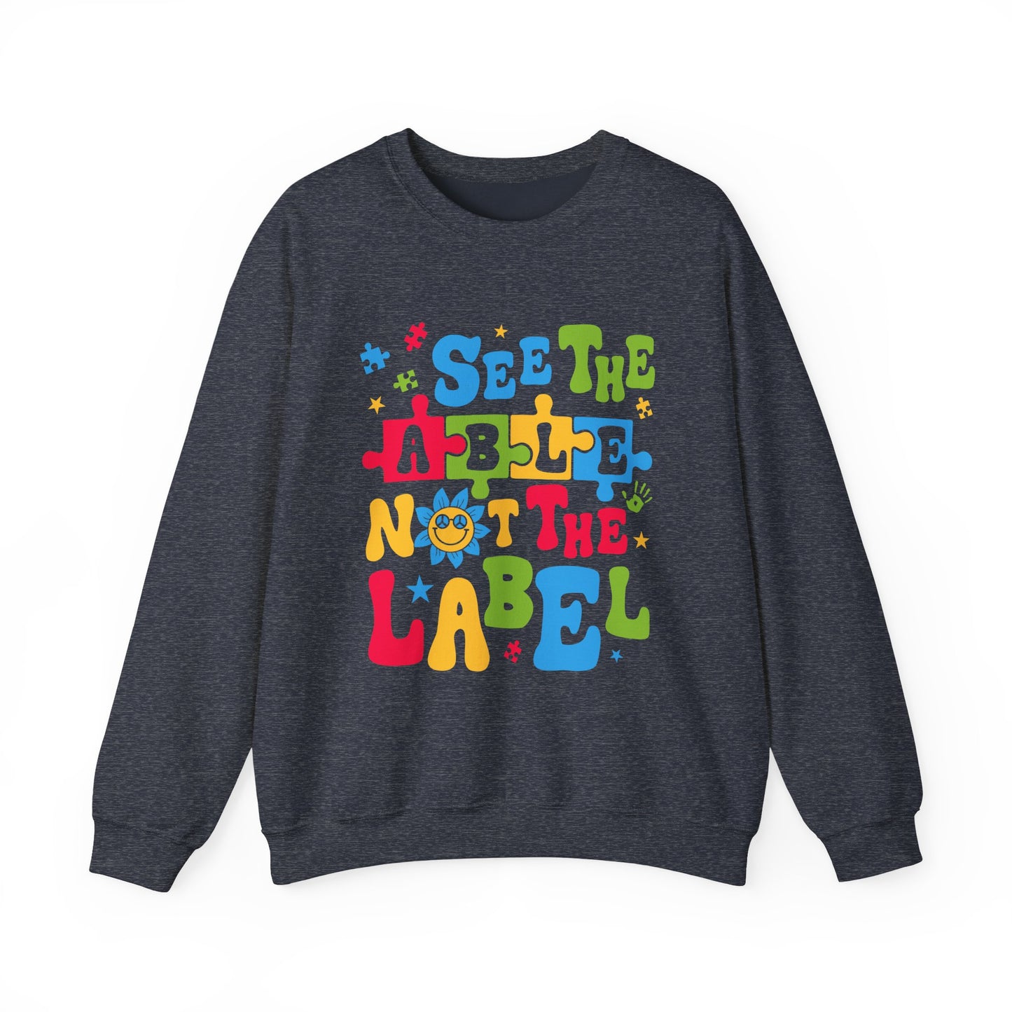 Autism (able not label) Crewneck