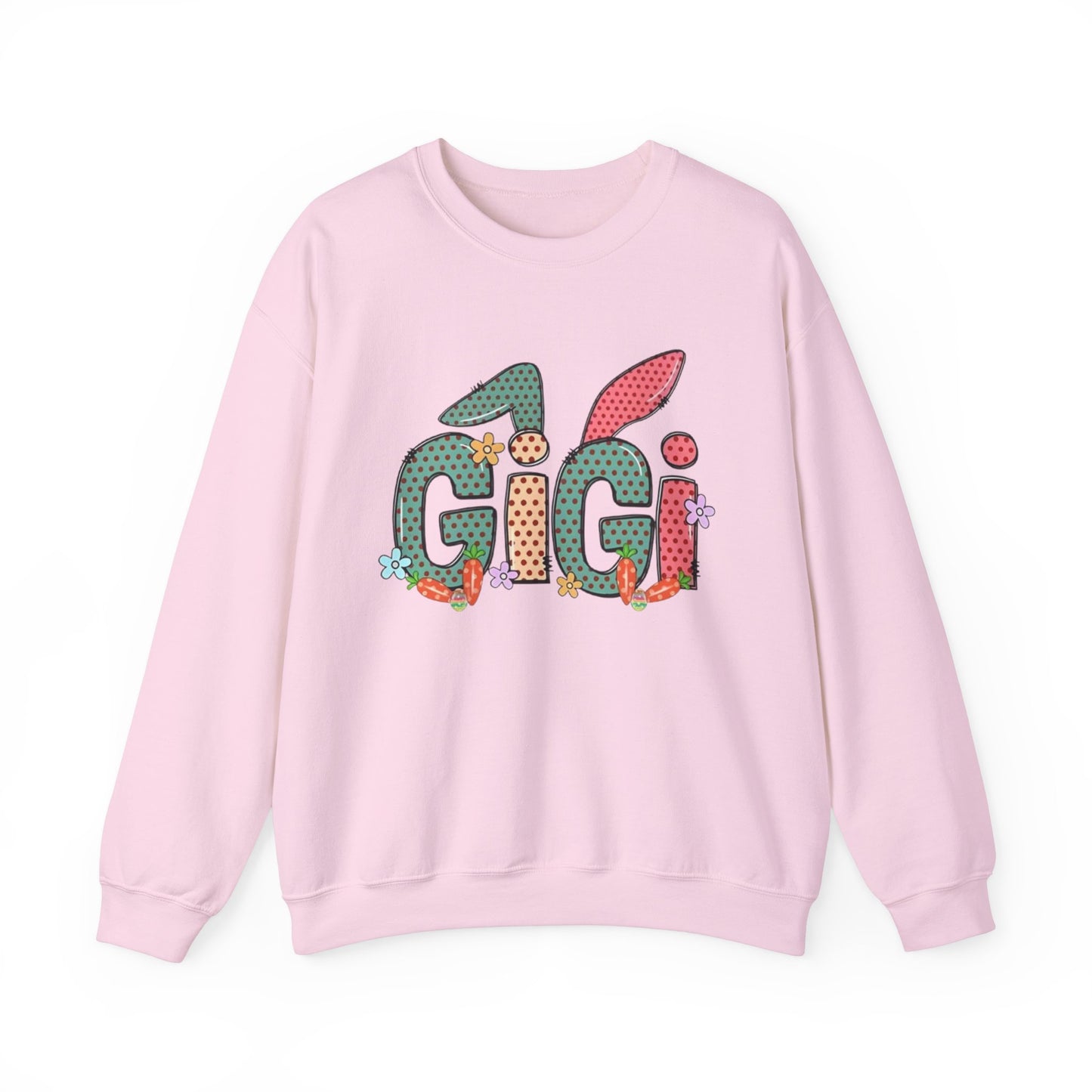 GiGi Easter (Flowers & Carrots) Crewneck Sweatshirt