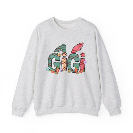 GiGi Easter (Flowers & Carrots) Crewneck Sweatshirt