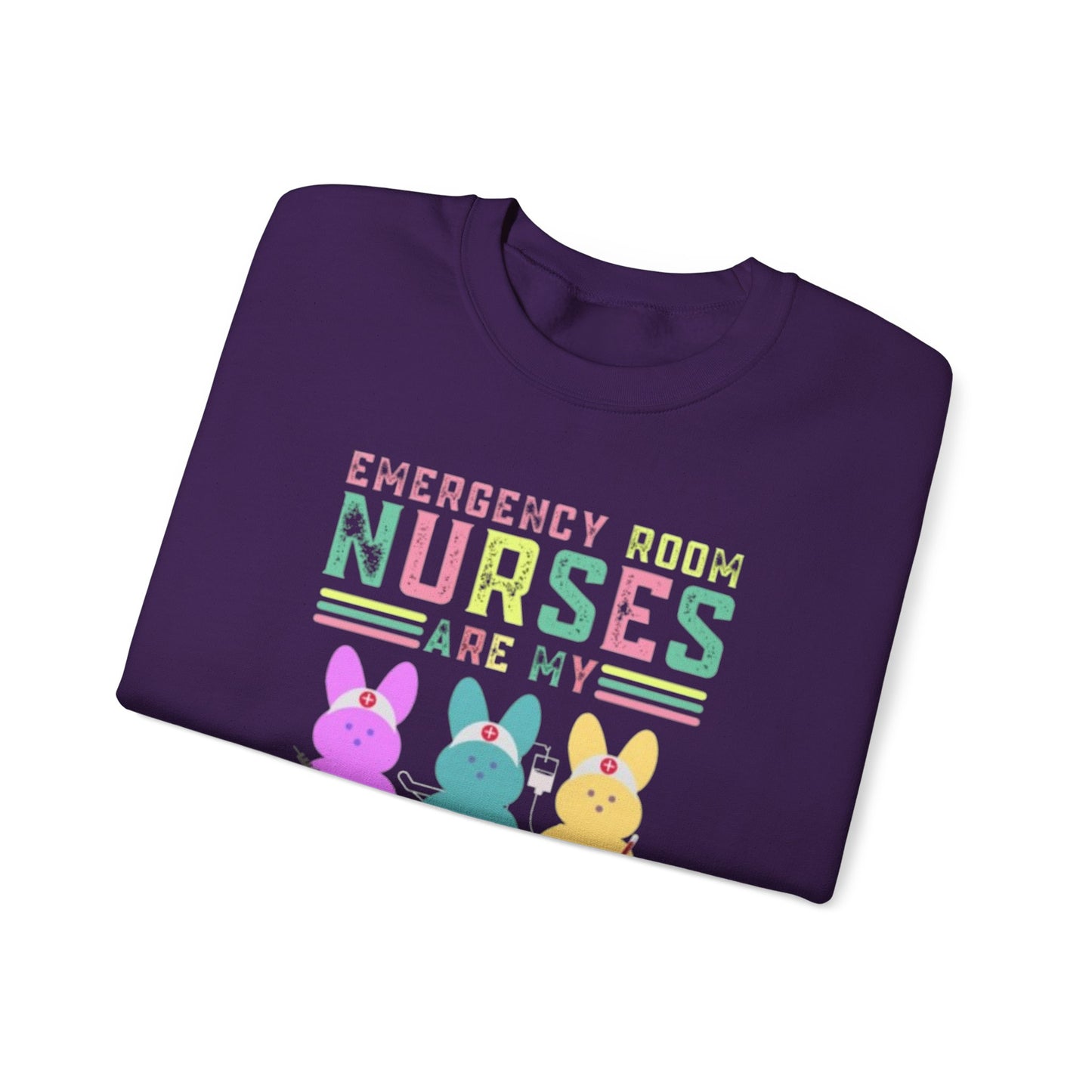 Nurse ER Peeps Crewneck Sweatshirt