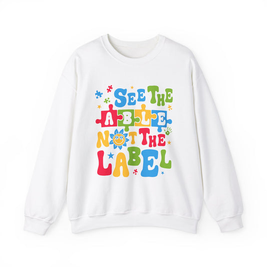 Autism (able not label) Crewneck