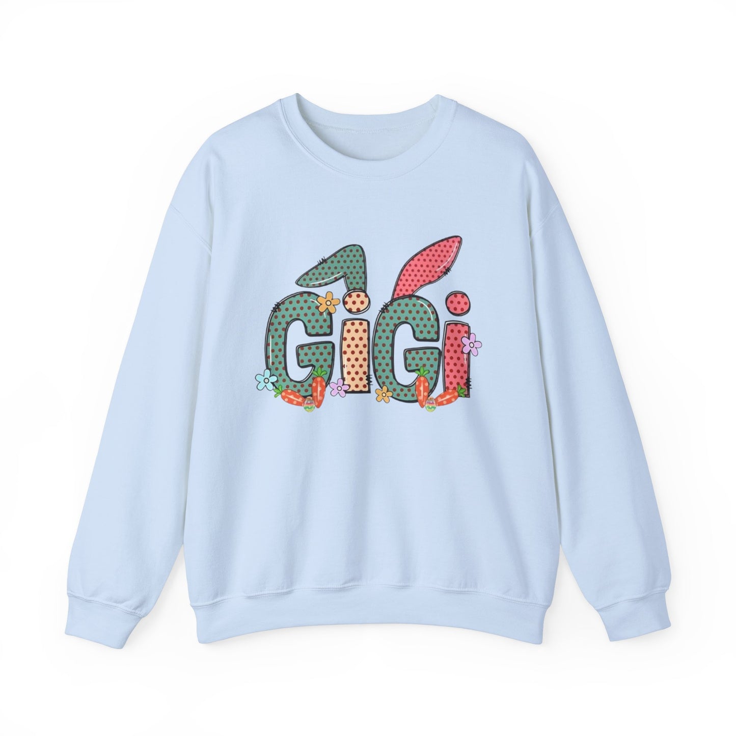 GiGi Easter (Flowers & Carrots) Crewneck Sweatshirt