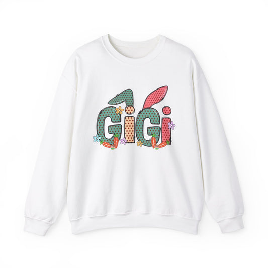 GiGi Easter (Flowers & Carrots) Crewneck Sweatshirt