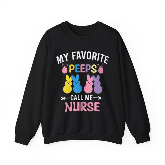 Nurse Peeps Crewneck Sweatshirt