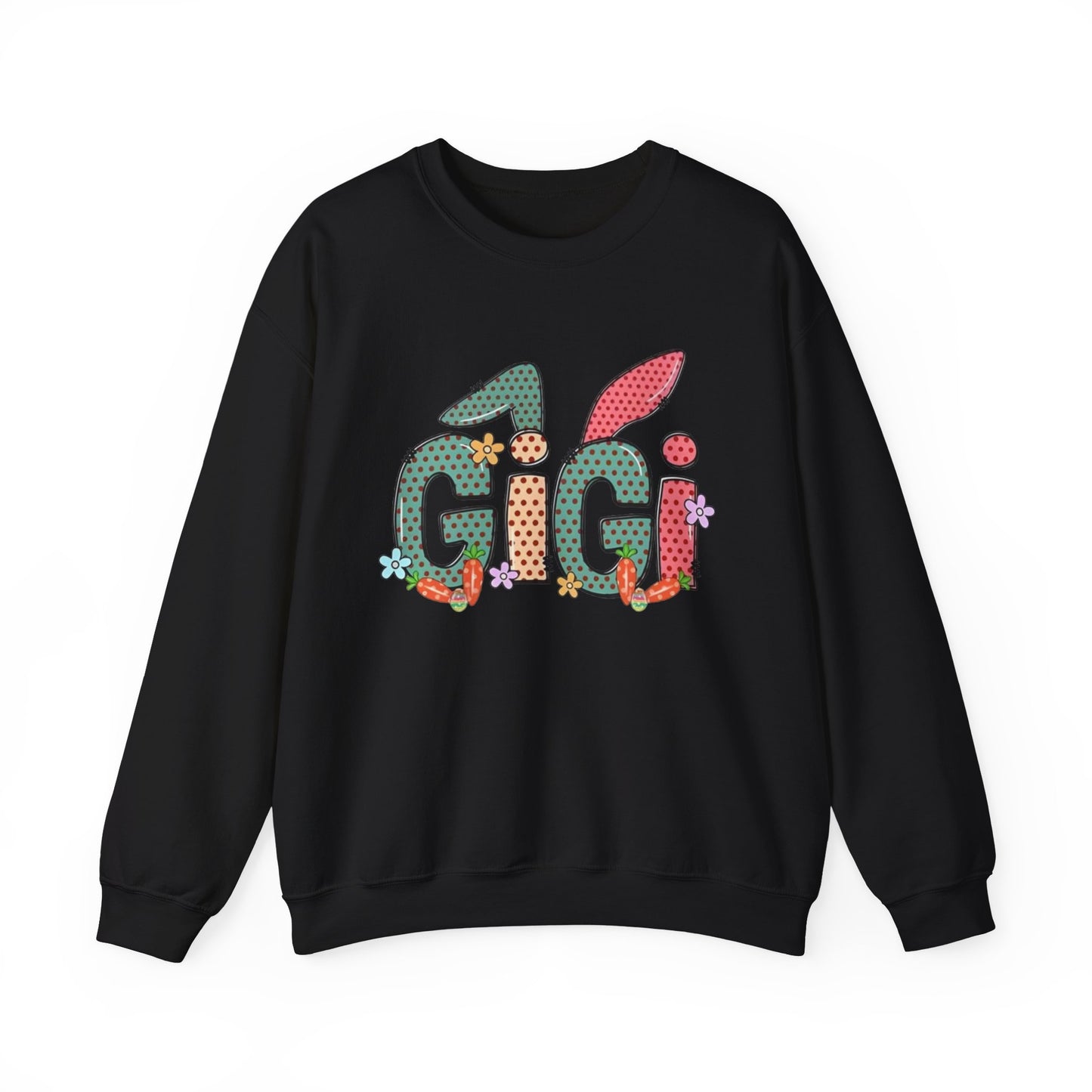 GiGi Easter (Flowers & Carrots) Crewneck Sweatshirt