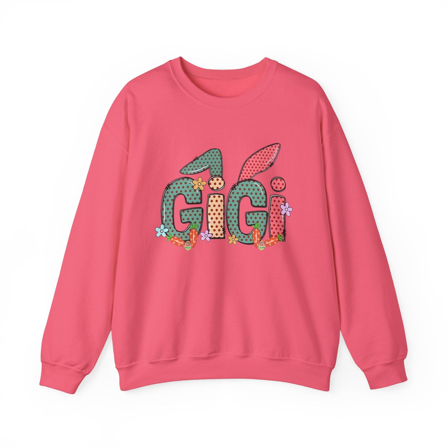 GiGi Easter (Flowers & Carrots) Crewneck Sweatshirt